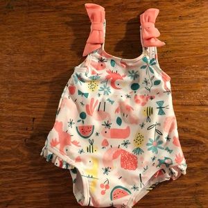Gymboree swim suit girls size 3-6 months